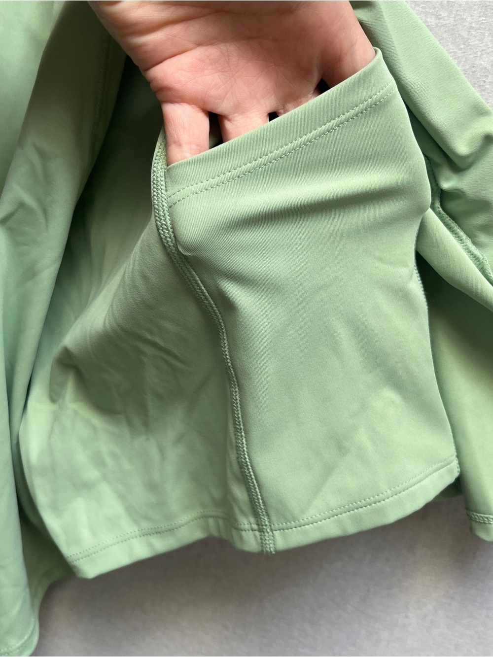 JoyLab Sage Green V-Neck Athletic Tennis Dress Built In Shorts XS - Picture 5 of 8